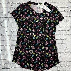 Just Be | NWT Graffiti Sleep Shirt M